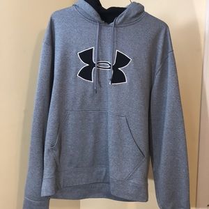gray under armour hoodie